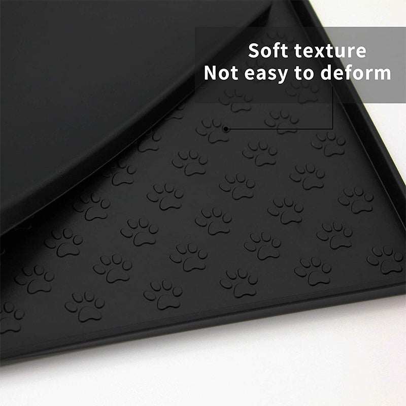 Non-Slip Waterproof Pet Food Mat Silicone Pet Food Drinking Mat