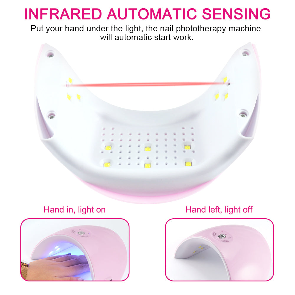 Automatic Sensing 36W LED Nail Polish Dryer Lamp