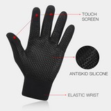 Gants thermiques Gants de cyclisme d'hiver avec support de poignet Écran tactile 