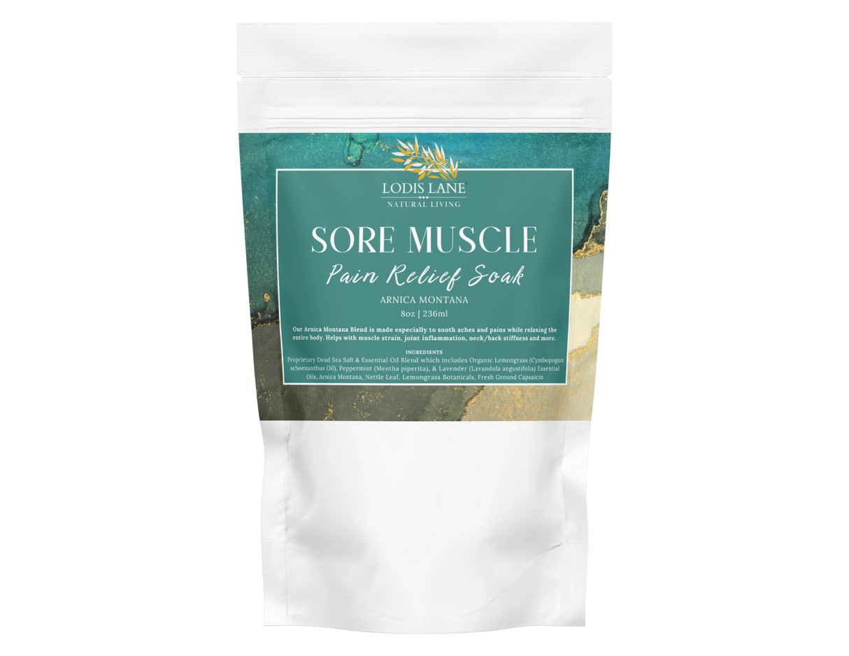 Arnica Montana Sore Muscle Pain Relief Soak