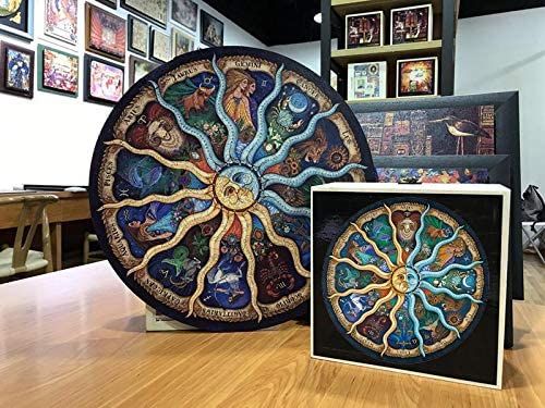 Puzzles d'horoscope de 500 pièces pour adultes et enfants