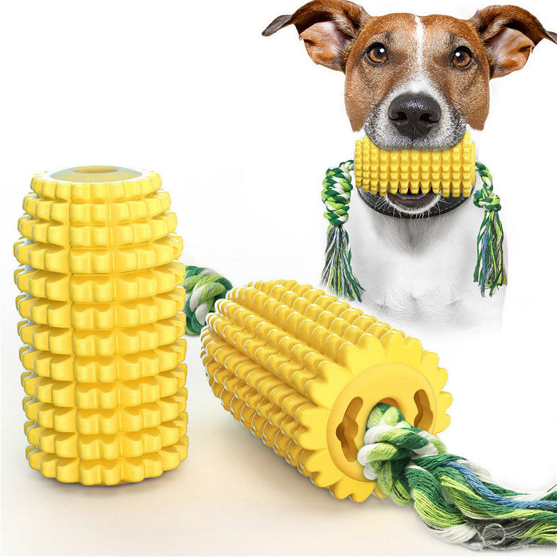 Pet Toothbrush Corn Stick Pet Dog Chew Bite Toys