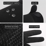 Thermohandschuhe Winter-Fahrradhandschuhe mit Handgelenkstütze Touchscreen 