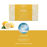 Savon Kear au citron et au yucca, détoxifiant naturel et nettoyant apaisant, 100 g 