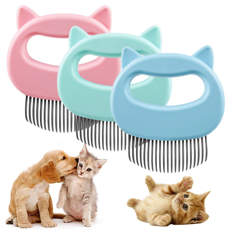 Brosse de massage pour animaux de compagnie Outil de massage de toilettage pour animaux de compagnie pour éliminer les poils lâches