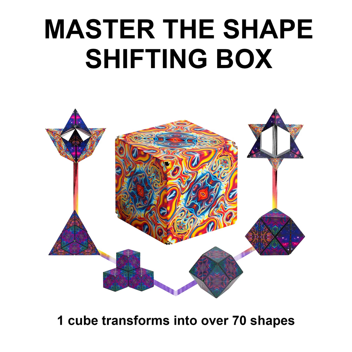 3D Veränderbar Magnetischen Zauberwürfel Für Kinder Puzzle Cube Antistress Spielzeug 