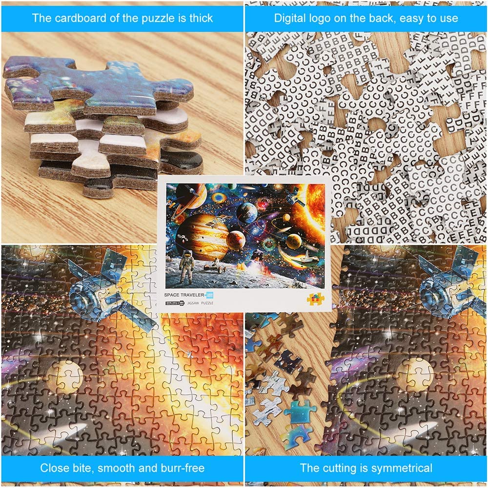 Puzzles 1000 pièces sur le thème de l'espace pour adultes