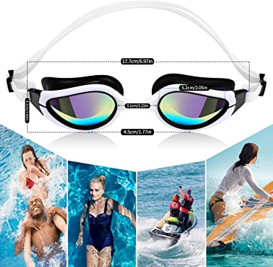 Schwimmbrille, kein Auslaufen, Antibeschlag, UV-Schutz