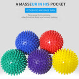 Balle de massage portable en PVC pour entraînement physique et fitness