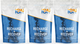 Pack de 3 bains de créatine mg iON Recharge + Recover 