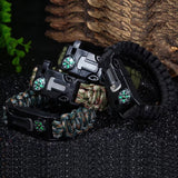 5-in-1-Paracord-Armband für das Überleben im Freien