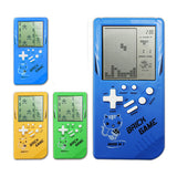 Retro Kindheit Tetris Handheld Spiel Spieler Blau