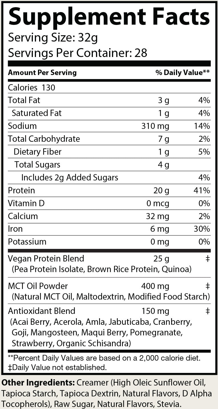 Reines Pflanzenprotein - Vanille 