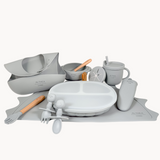 Organic Silicone Tableware Set - 15 Pieces