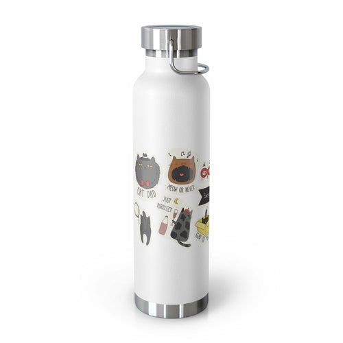 „Everyday is Cat Day“ Isolierte Thermosflasche, 620 ml