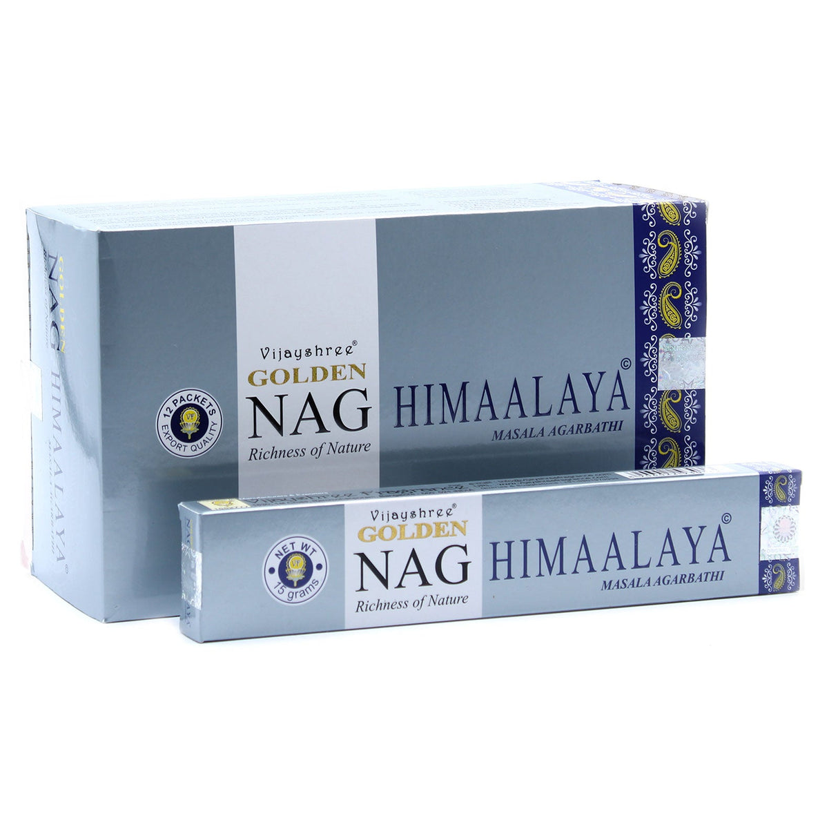 Himaalaya Genuine Golden Nag | Incense Sticks Joss 15g | Premium