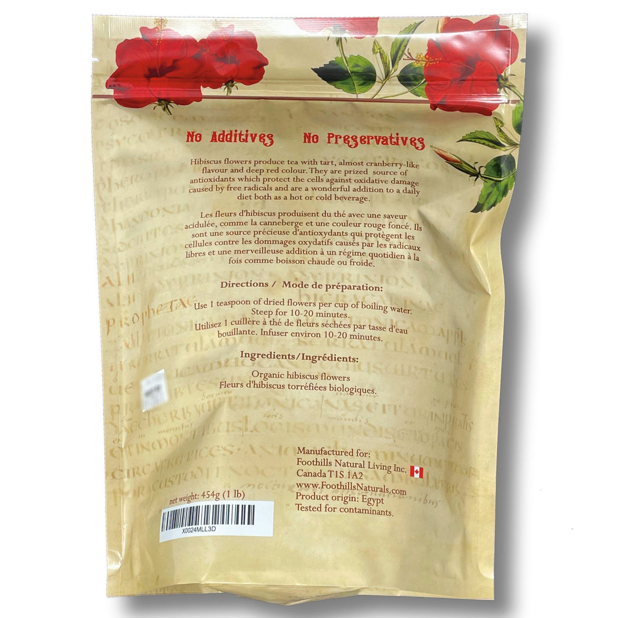 Hibiskus Teeblüten Bio - Schnittblumen. Premium Qualität 