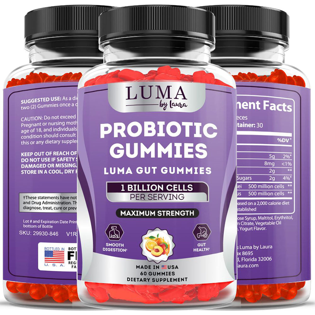 Luma Gut Gummies – Probiotics for Optimal Digestive Health