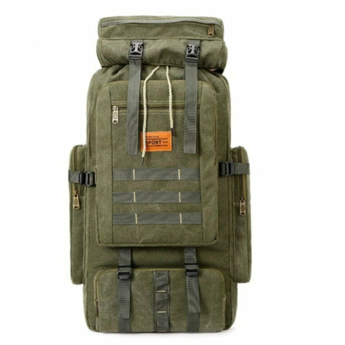 Wasserdichter 100-Liter-Rucksack für Outdoor-Camping und Wandern