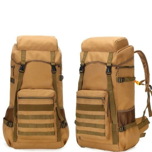 Wasserdichter 70-Liter-Militärrucksack für Outdoor-Camping