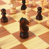 Jeu d'échecs pliable en bois