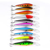 Leurres de pêche au doré Crankbaits de qualité supérieure pour lac 11,5 cm 10,5 g Minnow Plastique