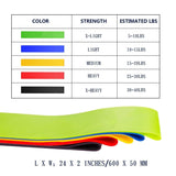 STOCK AMÉRICAIN, lot de 5 bandes de résistance, corde de traction, exercice à 5 niveaux