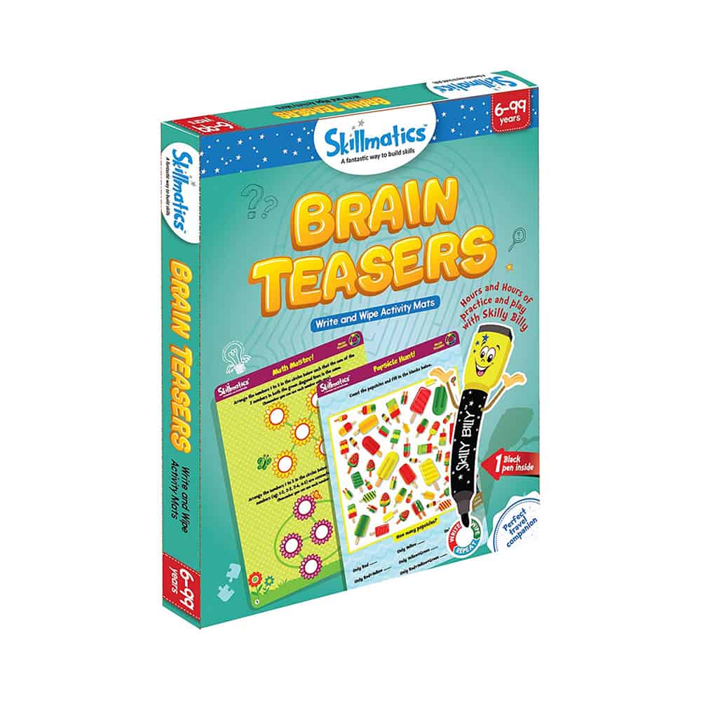 Skillmatics Brain Teasers - Build Problem Solving Skills In Kids -