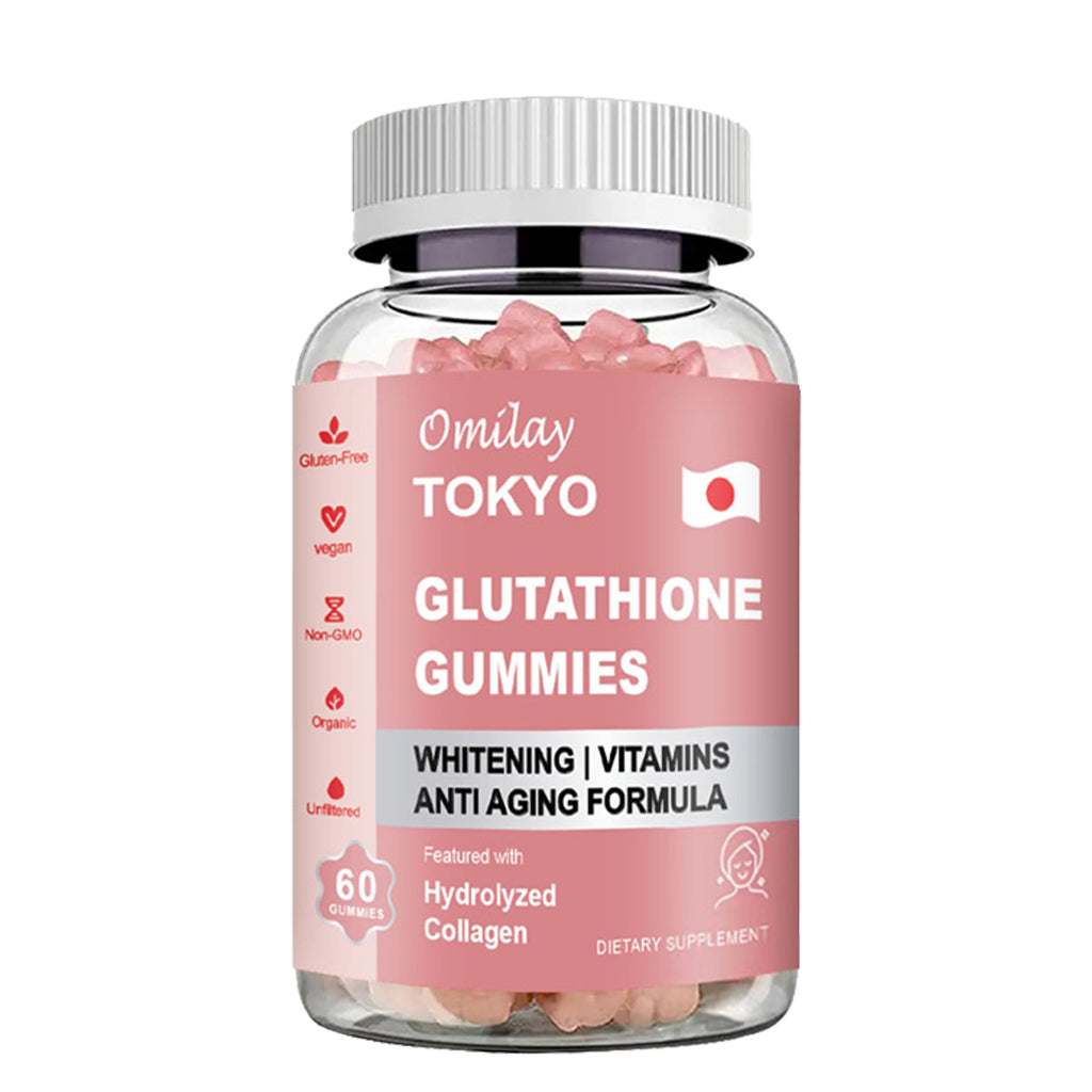 Omilay Glutathione Gummy, Skin Vitamin, Glutathione, Skin Care - 60 Gummies